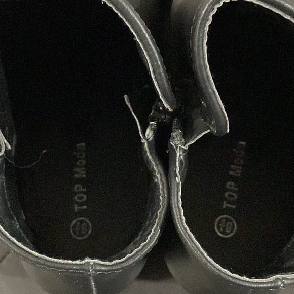 Top Moda Women’s Western Faux Leather Ankle Bootie, Sz 8.5 Medium - Picture 7 of 9